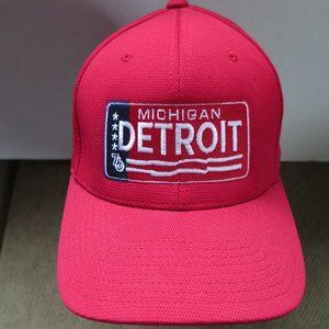 Detroit Michigan Hat License Plate Flexfit L-XL